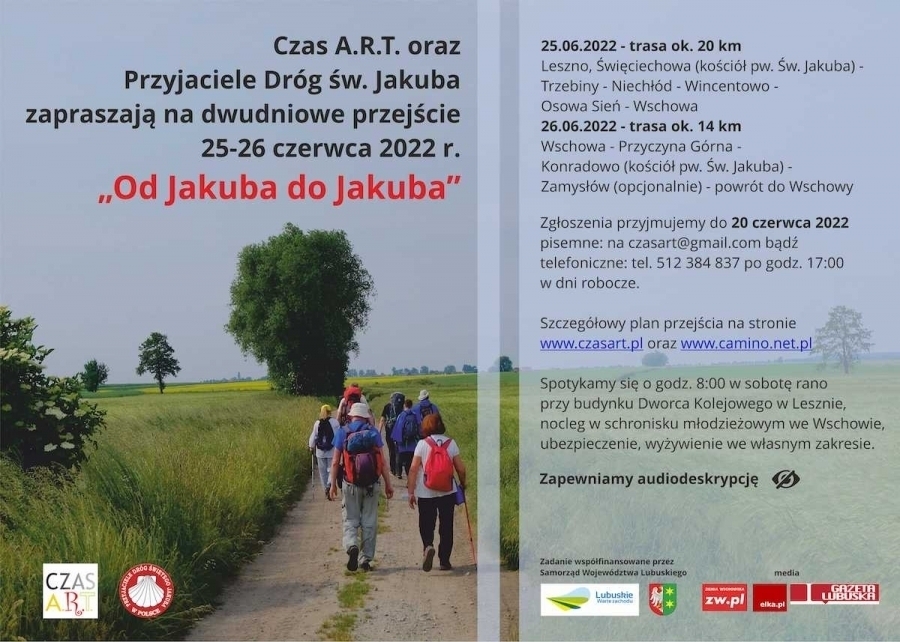 Przejście Drogą św. Jakuba 25-26.06.2022 r.