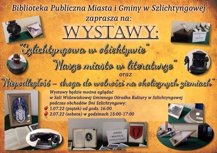 Zdjęcie 1: Wystawy podczas Dni Szlichtyngowy 