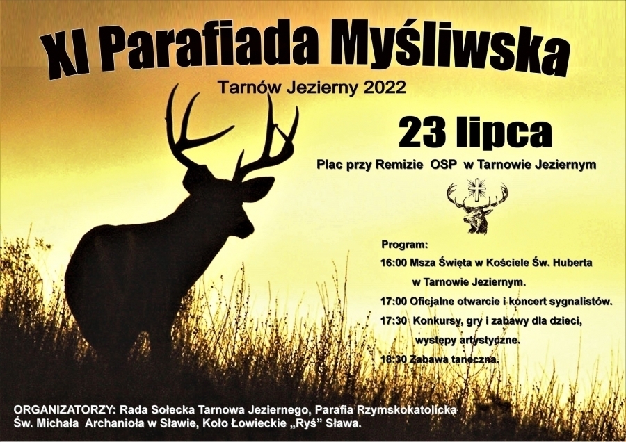 Zbliża się XI Parafiada Myśliwska w Taronowie Jeziernym
