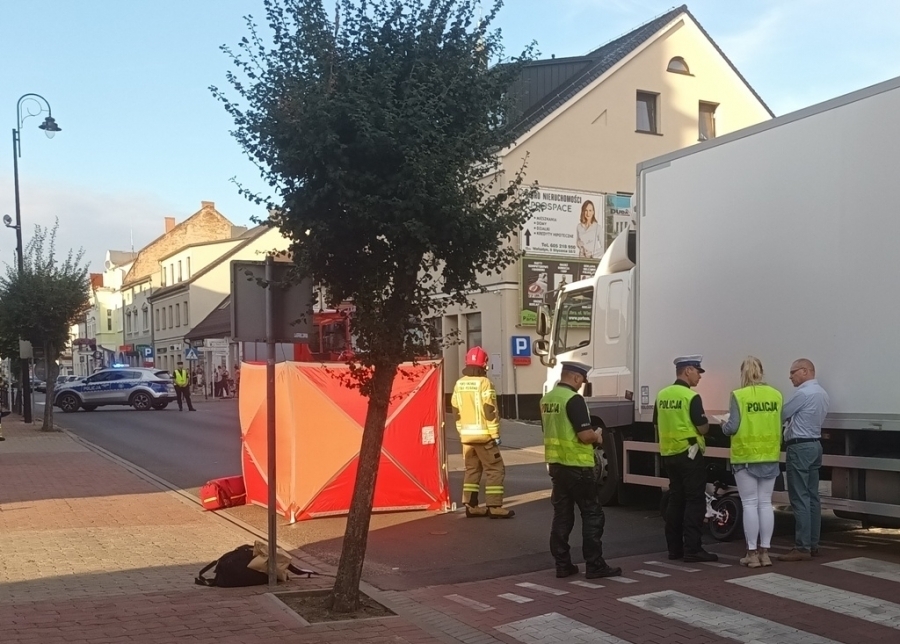 Nie żyje dziecko potrącone przez ciężarówkę.