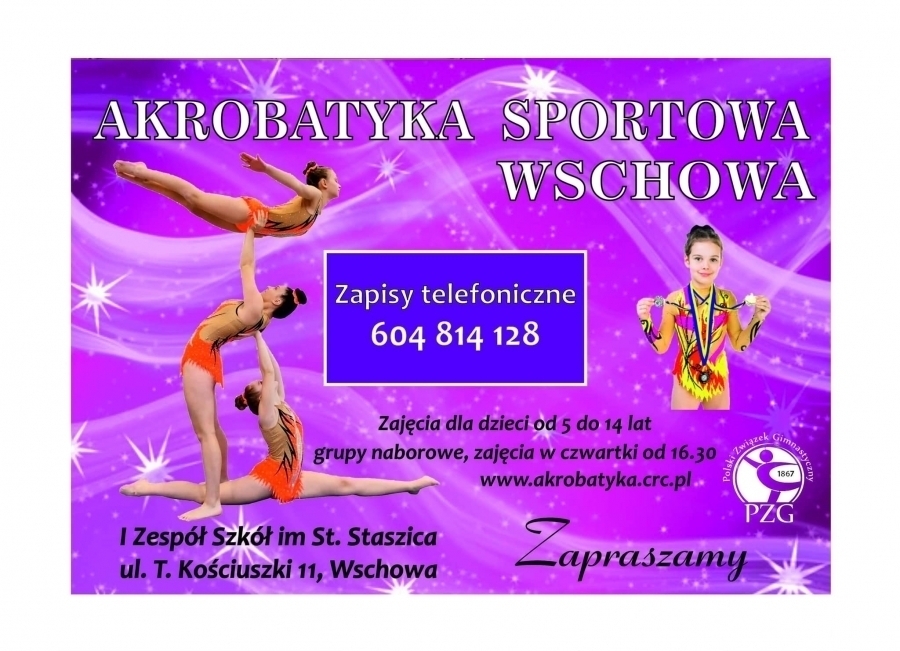 Akrobatyka sportowa we Wschowie. Ruszyły zapisy