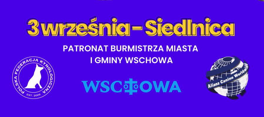 Wystawa psów rasowych w Siedlnicy ZAPOWIEDŹ