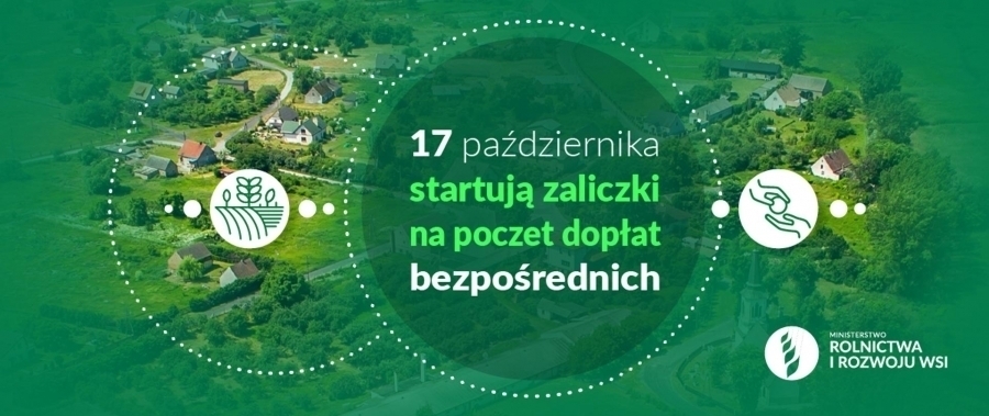 Wypłaty zaliczek na poczet płatności bezpośrednich