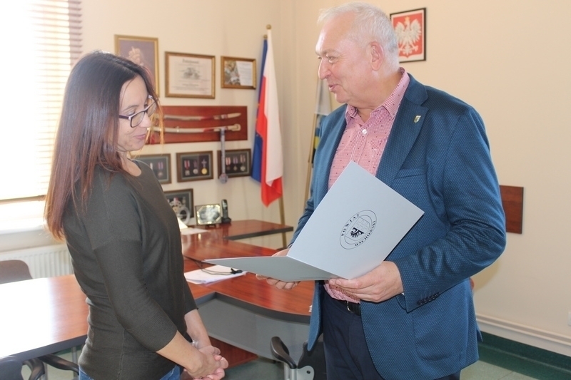 Przyznano nagrodęw konkursie Powiat Wschowski Piękny Dwudziestoletni w obiektywie