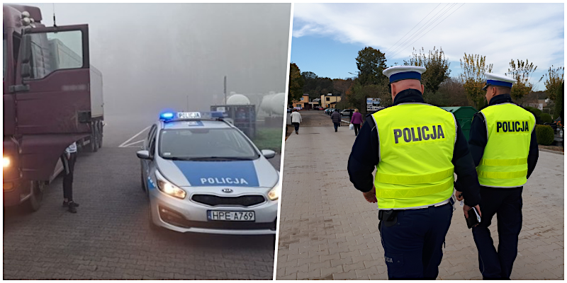 Policja W rejonach naszych nekropoli było bardzo spokojnie i bezpiecznie