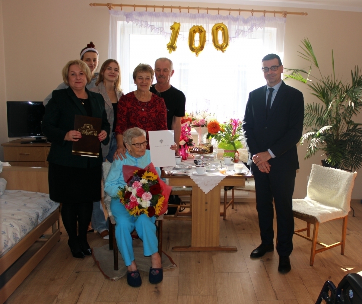Jubileusz 100-lecia urodzin mieszkanki Gminy Szlichtyngowa
