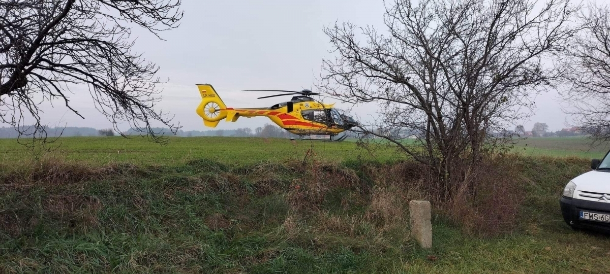Wypadek w Dronikach.