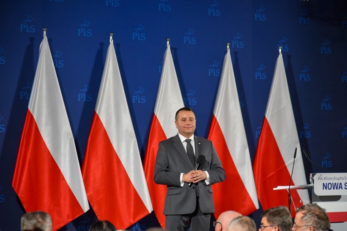 Jarosław Kaczyński w Nowej Soli.