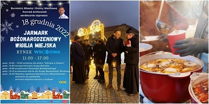 Wigilia Miejska i Jarmark Bożonarodzeniowy we Wschowie