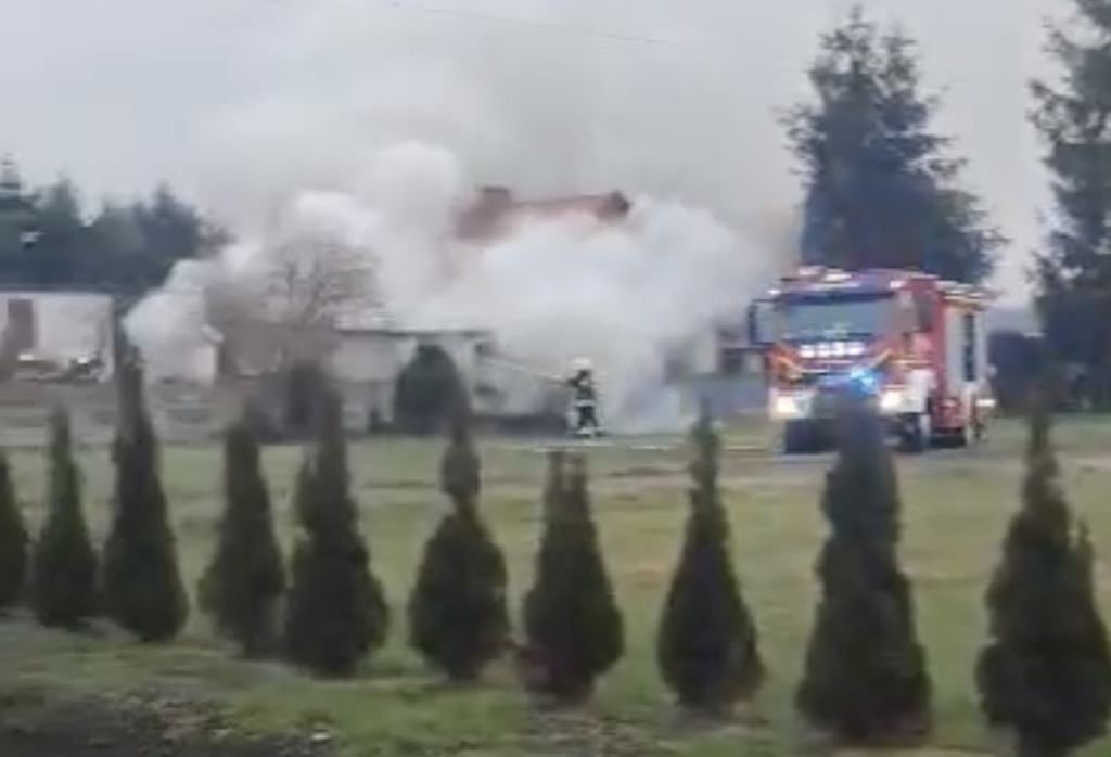 Pożar w Osowej Sieni