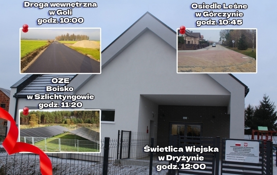 Zdjęcie 1: Uroczyste zakończenie inwestycji