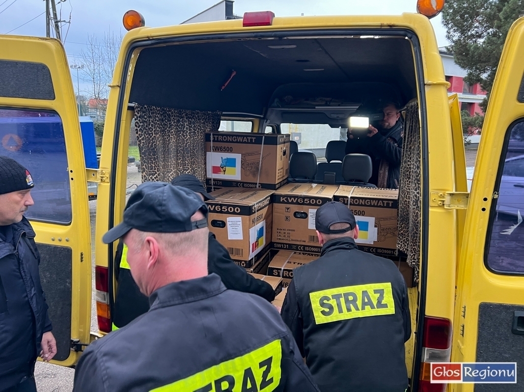 Agregaty od Powiatu Wschowskiego jużu Ukraińców FOTO