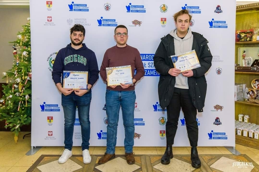 Eryk Szepe z sukcesem na XLI Międzynarodowym Memoriale Szachowym Ludwika Zamenhofa