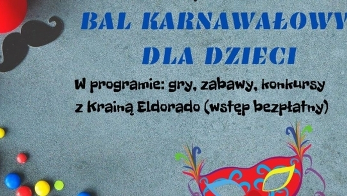 Bal karnawałowy dla dzieci w Wąsoszu
