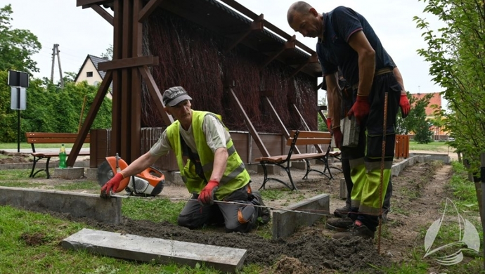 Teren wokół tężni zostanie utwardzony