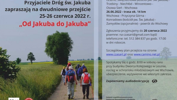 Przejście Drogą św. Jakuba 25-26.06.2022 r.