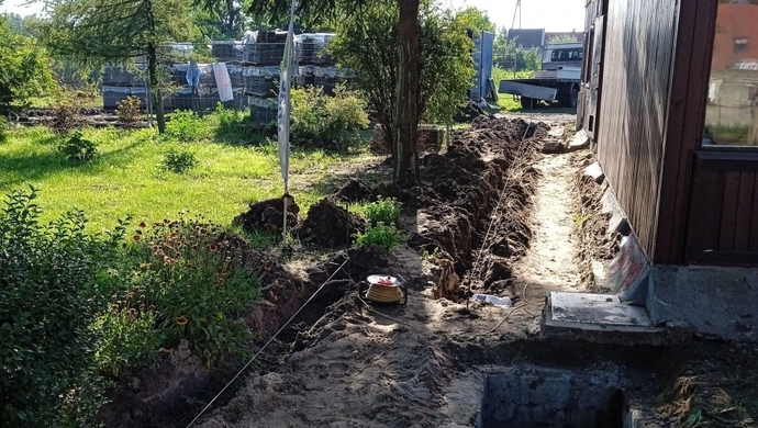 Trwają intensywne prace budowlane