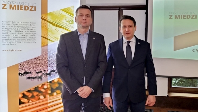 Współpraca I Zespołu Szkół z KGHM Polska Miedź S.A.