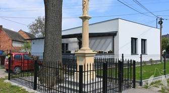 Nowa figura Matki Boskiej w Przybyszowie