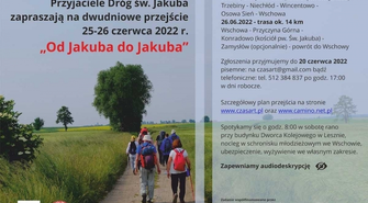 Przejście Drogą św. Jakuba 25-26.06.2022 r.