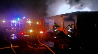 Pożar w Zdziesławicach. W kotłowni zapaliły się śmieci (ZDJĘCIA)