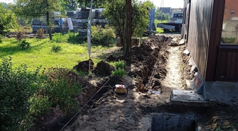 Trwają intensywne prace budowlane