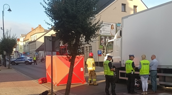 Nie żyje dziecko potrącone przez ciężarówkę.