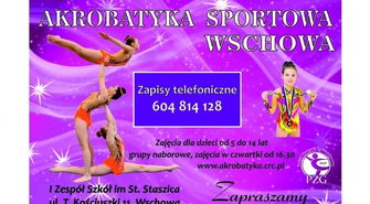 Akrobatyka sportowa we Wschowie. Ruszyły zapisy