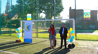 Zawody sportowe w I LO we Wschowie.