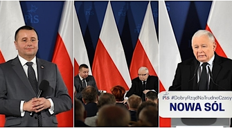 Jarosław Kaczyński w Nowej Soli.