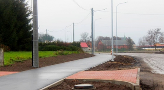 Nowe chodniki, oświetlenie i ciąg rowerowy
