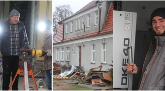 Tak zmienia się budynek po szkole w Siedlnicy.