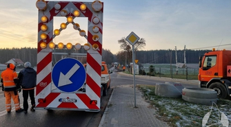 Uwaga! Utrudnienia w ruchu na trasie Stare Strącze - Krzepielów (FOTO)