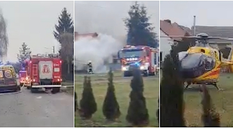 Pożar w Osowej Sieni