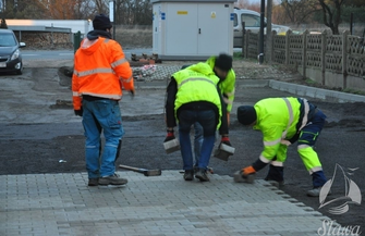 Zaawansowane prace przy OPS w Sławie ZDJĘCIA