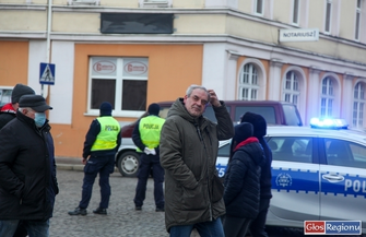 Tak wyglądał protest przeciw deptakowi na ul. Westerplatte ZDJĘCIA