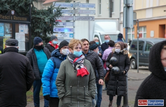 Tak wyglądał protest przeciw deptakowi na ul. Westerplatte ZDJĘCIA