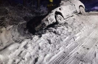 Kolizja na trasie Lubogoszcz - Lubiatów ZDJĘCIA