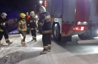 Kolizja na trasie Lubogoszcz - Lubiatów ZDJĘCIA