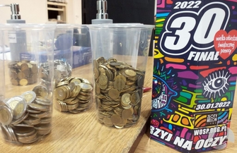 WOŚP 2022 w Sławie Pieniądze trafiły do banku ZDJĘCIA