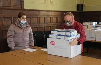 106 tys. maseczek dla mieszkańców gminy Wschowa ZDJĘCIA
