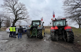 Rolnicy wyjechali na ulice Wschowy FILM