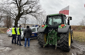 Rolnicy wyjechali na ulice Wschowy FILM