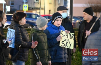 Nie dla wojny Protest w Sławie ZDJĘCIA
