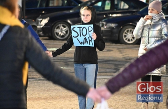 Nie dla wojny Protest w Sławie ZDJĘCIA