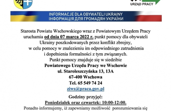 Pomoc w znalezieniu pracy dla uchodźców z Ukrainy