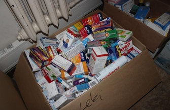 Dary ze Wschowy trafiądo walczących Ukraińców.