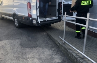 Transport darów dla Ukrainy z gminy Szlichtyngowa ZDJĘCIA