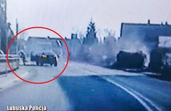 Pościg za kierowcą luksusowego auta BMW X6 skradzionego w Niemczech