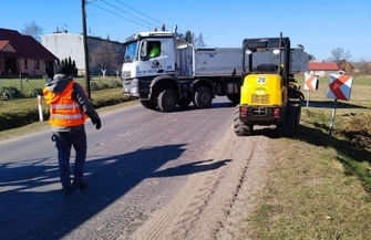 Droga w Tylewicach zamknięta
